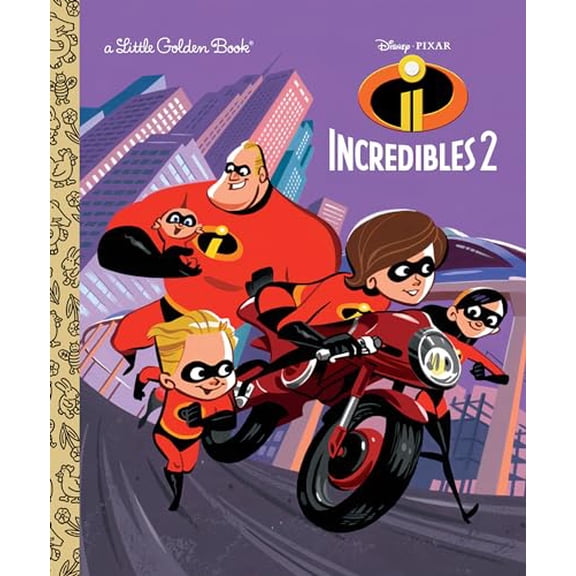 Pre-Owned Incredibles 2 Little Golden Book (Disney/Pixar Incredibles 2) (Hardcover) 0736438556 9780736438551