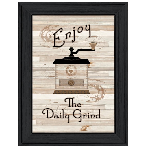 TrendyDecor4U The Daily Grind By Millwork Engineering Framed Print ME27A-405