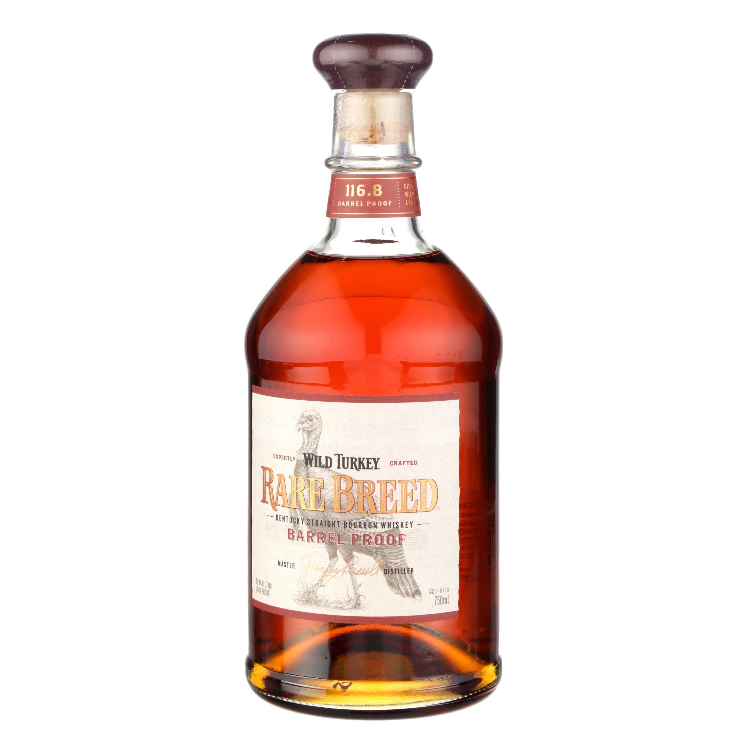 Wild Turkey, Bourbon Whiskey, Barrel Proof Kentucky Straight 750
