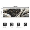 thumbnail image 5 of Black White Marble Gold Line Pattern Door Rugs,Washable Non Slip Door Mats Indoor,Decorative Door Mats,Entry Mat Indoor for Entrance,Bedroom,Kitchen,Bathroom,16"x47", 5 of 6
