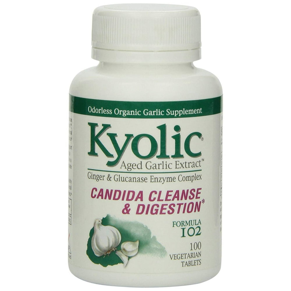 Kyolic Aged Garlic Extract Plus Enzyme Candida Cleanse & Digestion