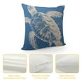 thumbnail image 4 of HENGT  Coastal Turtle Throw Pillow Covers Decorative Sea Nautical Decor Cushion Case Square Pillowcase  Ocean Decorations for Patio Couch Sofa PL648TR, 4 of 5