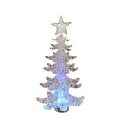 XZNGL Savon à Vaisselle Sapin de Noël Décorations de Noël Transparent Coloré Led Lumière Noël