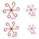 thumbnail image 4 of Clips de soporte para plantas trepadoras, marcos plegables ajustables con juego de 16 abrazaderas, varios tamaños para jardines y flores interiores, 4 of 7