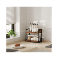 thumbnail image 4 of Organizador Estante De Cocina Almacenamiento Especias 30 cm Belug Café Negro, 4 of 5