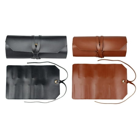 

MEGAWHEELS Roll Up Leather Pouch|Durable Tool Storage Roll Bag|Tool Roll Organizer Storage Bag Convenient to Use Practical Accessory for Storing Various Tools