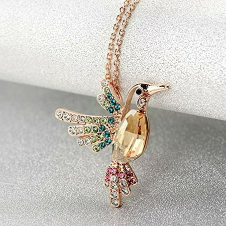 Gold Plated Bird Pendant Necklace Gift for Mom Wife Daughter Jewellery, Necklace, Birthday, Valentines Day Gift for her, Anniversary