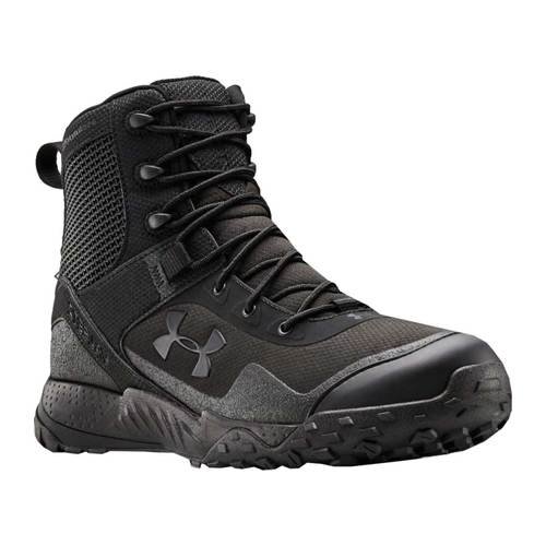 Under Armour Men's Valsetz RTS 1.5 Side Zip Military and Tactical Boot, Black (001)/Black, 9.5