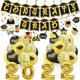 thumbnail image 3 of los suministros para fiestas de graduación incluyen pancartas de graduación de felicitaciones, remolinos colgantes de graduación, globos de graduación de felicitaciones, 3 of 5