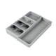 thumbnail image 2 of Porta cubiertos,Bandeja para cubiertos Organizador de cubiertos Porta utensilios,Bandeja para cubiertos para cocina organizadora de cajones,Organizador de cajones expandible para escritorio con, 2 of 9