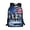 American Flag Wolf Print, variant on Graffiti Steam Train 17 Inch School Bookbag for Teens Multiple Front Storage Pockets Side Mesh Holders Large Capacity School Backpack Travel Daypack Rucksack for Students