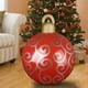 thumbnail image 4 of Adornos navideños, adornos navideños, regalos navideños. Bola navideña inflable de 60 cm para exteriores. Bola navideña inflable de PVC. Adornos para árboles de Navidad., 4 of 8