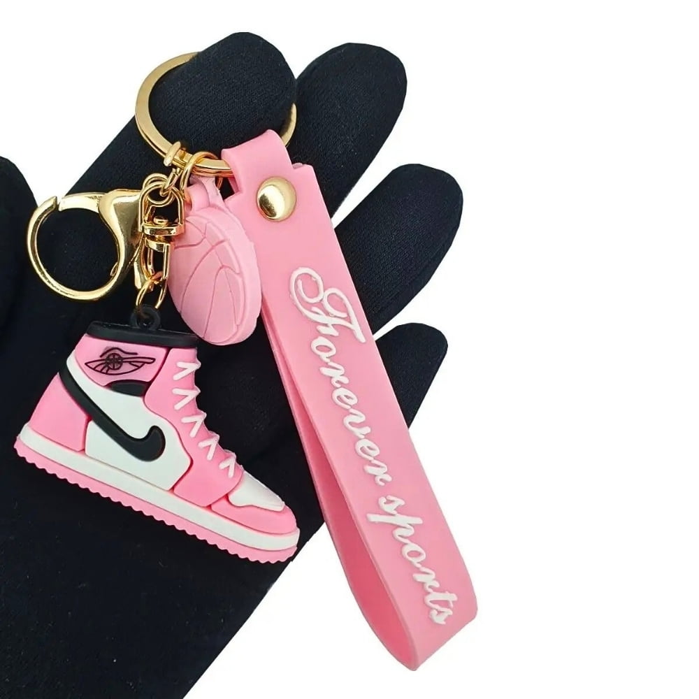 nike keychain pink