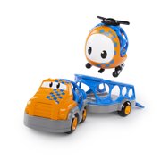 Oball Go Grippers Truck & Trailer Push Vehicle Toddler Toy Set, Ages 18 months +