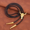 thumbnail image 3 of Corbatas doradas Sonducket para hombre accesorios de ropa ajustables bronce Type9 NO9, 3 of 6