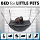 thumbnail image 3 of Hamaca para animales pequeños Cama para hurones Hamaca y jaula tipo túnel para ratas Hámster Ardilla Petauro del azúcar Guinea, 3 of 5