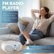thumbnail image 3 of Reproductor de CD Boombox Philips TAZ3300 Bluetooth con radio FM blanco, 3 of 9