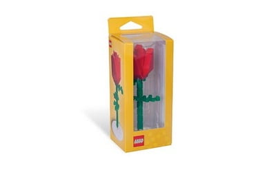 brickled Led Lightup Rose Flower Plant Gift for Valentine for Lego Lego 852786