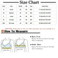 thumbnail image 3 of TAGOLD Womens Plus Size Bra,Summer Casual Bras for Womens,Women Bra Large And Thin Without Steel Ring With Side Folding And Fading Full Cup Bra, 3 of 3