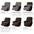 thumbnail image 6 of Mainstays Pixel 4-Piece Stretch Recliner Chair Slipcover, Sand, 6 of 7