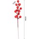 thumbnail image 3 of Happon - Paquete de 20 tallos artificiales de frutos rojos para Navidad, ramas de frutos rojos para decoración de árboles de Navidad, manualidades, bodas, fiestas, decoración de invierno, decoración, 3 of 8
