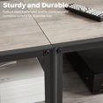 thumbnail image 6 of VASAGLE TV Stand for TV up to 65 Inches TV Table Entertainment Center 3-Tier TV Console Steel Frame Industrial Style for Living Room Greige, 6 of 9