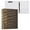Crocodile-Skin, variant on Hard Shell Ring Binder With Clip Holds 200 Sheets Office Home Organization Crocodile-skin