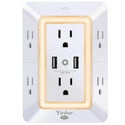 Yintar 6-Outlet Extender Power strip Surge Protector