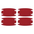 thumbnail image 1 of Calcomanías Reflectantes de Protección para Manijas de Puerta de Auto Universal Unique Bargains, Antirayaduras, Rojas, 4 Pzs, 1 of 6