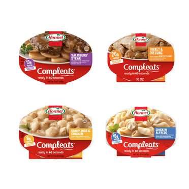 HORMEL COMPLEATS 8-Variety Pack Ready-to-Eat Entrees – Shelf-Stable Convenience