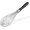 Black, variant on 18/8 Stainless Steel Balloon Whisk, Kitchen Whisk for Cooking Handheld Egg Beater with Rust-Proof Sturdy Wires & Non-Slip Silicone Handle for Beating, Stirring, Blending (8 Wires, Navy Blue)