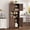 Brown, variant on EastVita Bathroom Cabinet Farmhouse Storage Cabinet with Glass Doors and Adjustable Shelves Freestanding Kitchen Pantry Cabinet Cupboard for Living Room Dining Room Black 67 H