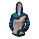 thumbnail image 3 of Sudaderas de otoño para hombre Sudadera con capucha para hombre Sudadera con capucha con estampado personalizado de pingüino Ropa Y2K Sudadera con capucha con estampado de ballena y pez espada Sudader, 3 of 4