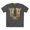 Charcoal, variant on Letter U Graphic Design Tee Unisex 100 Cotton With Antique Gold Letters Artwork T-Shirt