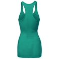 thumbnail image 3 of FashionOutfit Women's Basic Solid Rib Racerback Tank Tops, 3 of 4
