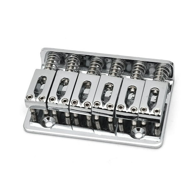 6 String 65mm Metal Fixed Guitars Hardtail Saddle Bridges Guitar