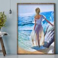 thumbnail image 4 of Wdftyju Bordado completo Seaside Girl lienzo estampado 11CT DIY Kit de punto de cruz decoración del hogar Wdftyju 6bd0zf6jq7py8rc3, 4 of 9