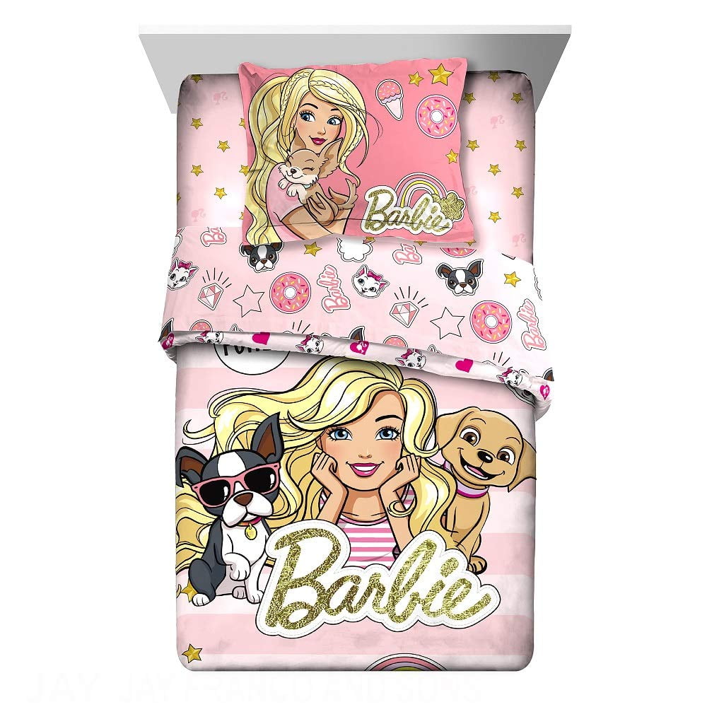 barbie comforter set full