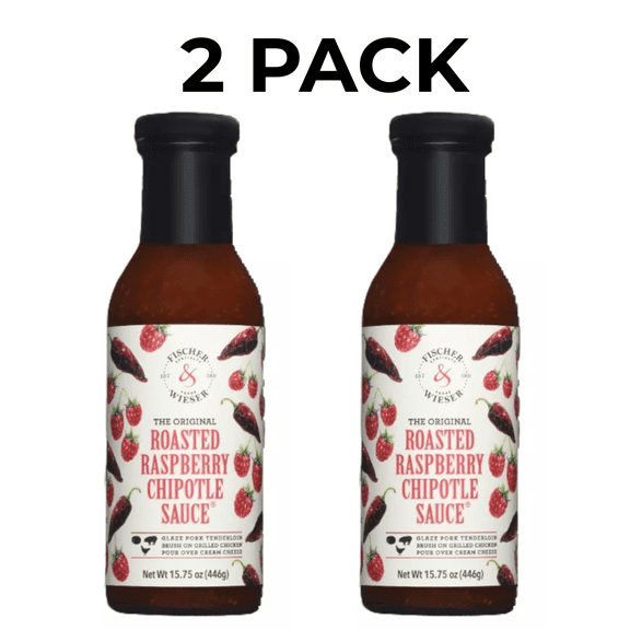 Fischer & Wieser The Original Roasted Raspberry Chipotle Sauce, 2 Pack, 15.75 oz