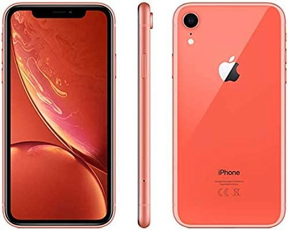 Restored Apple iPhone XR 64GB Coral (Unlocked) (Refurbished