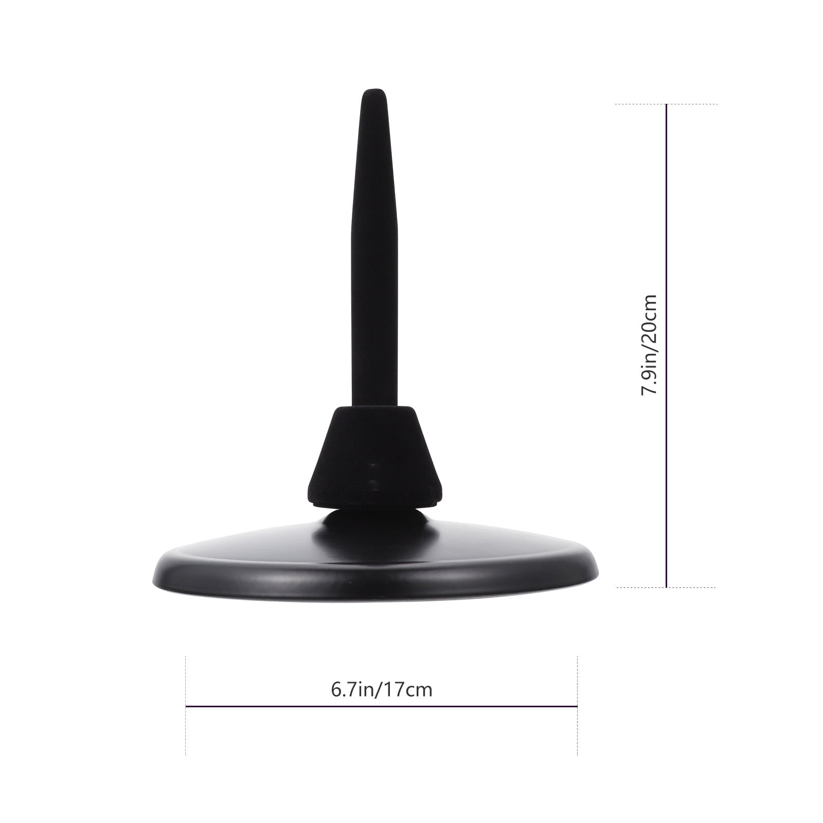 Soimiss Flute Stand Portable Iron Instrument Support Indoor Use 1Pcs 7.9*6.7*6.7in