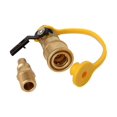 thumbnail image 2 of Flame King Propane Adapter Fitting AB226 Brass; Used For Low Pressure Propane Systems; With Handle, 2 of 3