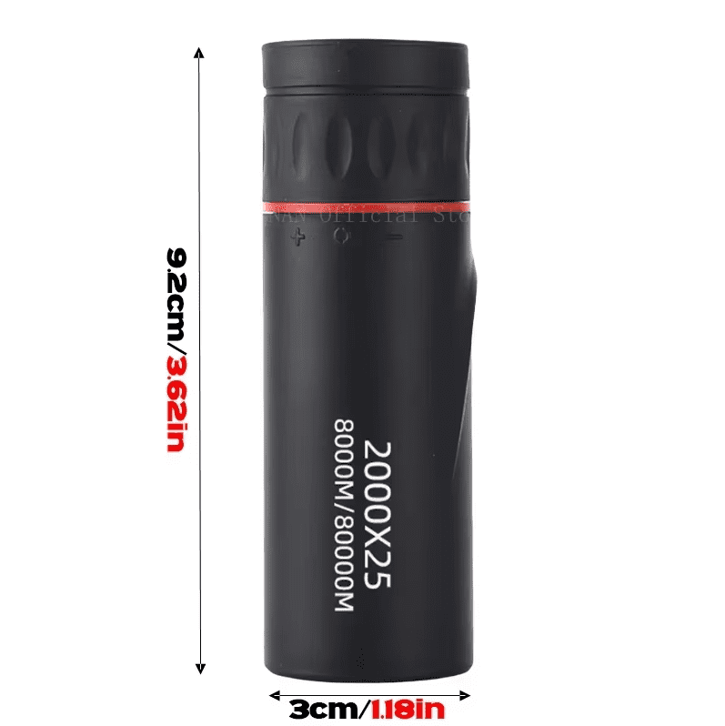 2000x25 Monocular Telescope Mini Portable HD Night Vision Binocular Waterproof Outdoor Camping Climbing Birdwatching Telescopes