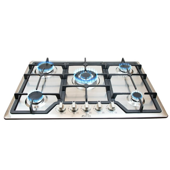 PARRILLA DE GAS EMPOTRABLE CON 5 QUEMADORES ECOCINARE STUF-05