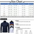 thumbnail image 3 of Men's Ribbed Turtleneck Sweater Casual Basic Long Sleeve Knitted Pullover Sweater Black 3XL, 3 of 4