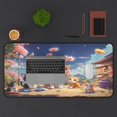 thumbnail image 5 of Kawaii Anime Cat Gamer Desk Mat Mouse Pad - Dinner Time, 5 of 10