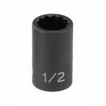 Grey Pneumatic 3/8" Drive x 21mm 12 Point Standard Socket