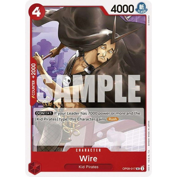 One Piece Emperors in the New World Uncommon Wire OP09-017