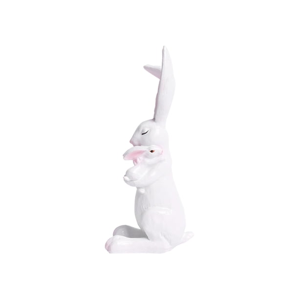 Decoraciones de Pascua para el Conejo Del Hogar con el Ornamento de la Resina de Zanahoria 14.7x6x4.3cm / 5.7x2.3x1.6In para la Decoración Del Escritorio de la Fiesta Decoraciones de Conejo de Pascua