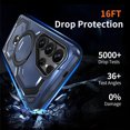 thumbnail image 5 of Dteck Magnetic Case for Samsung Galaxy S25 Ultra,Shockproof TPU+PC Ring Holder Case Compatible with Mag Safe Military Drop Protection Kickstand Back Cover,Blue, 5 of 7